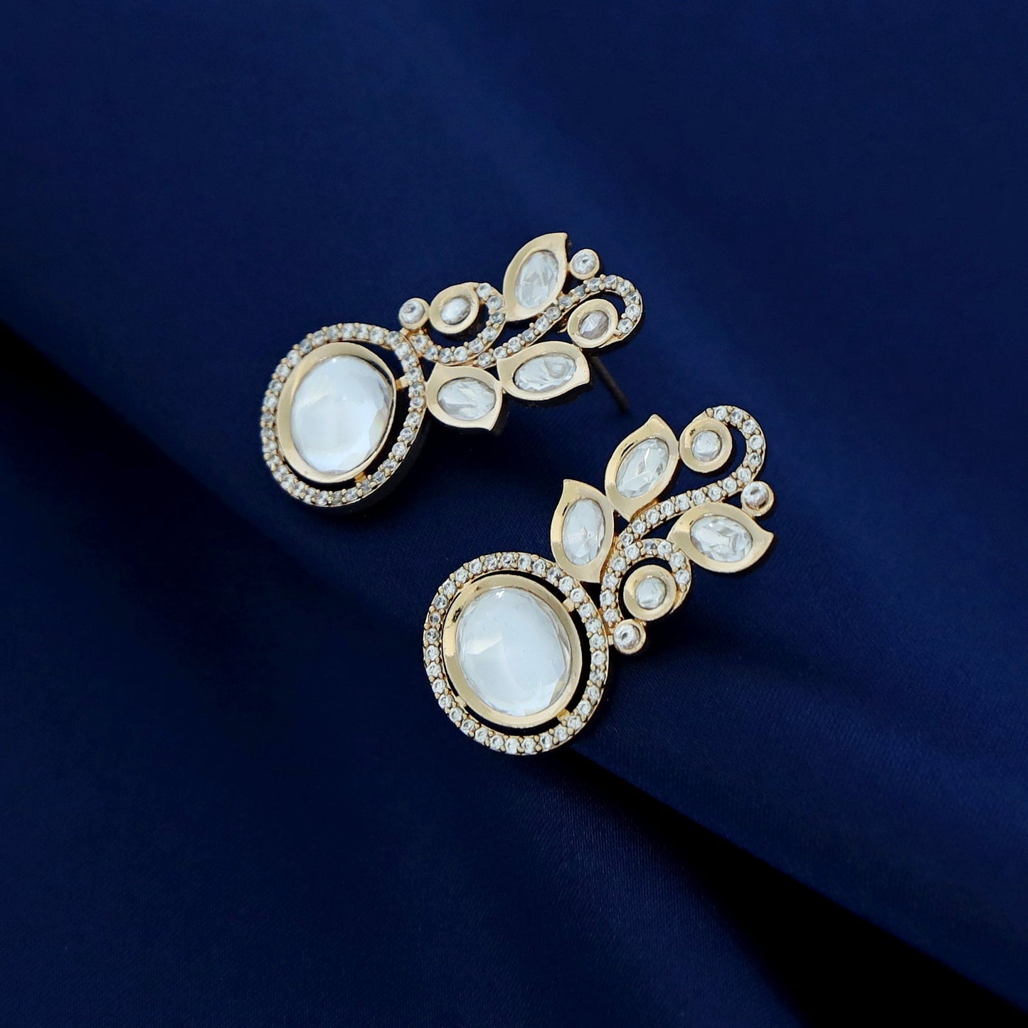 Leafy Kundan Earring