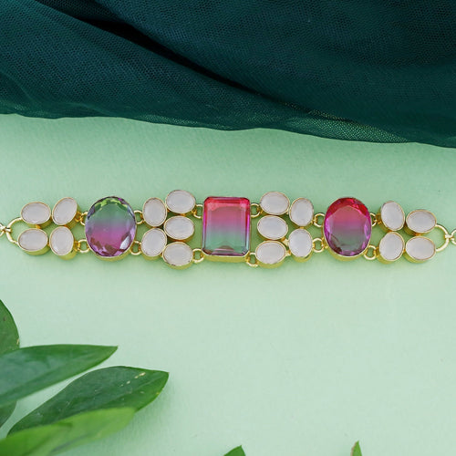 Color-blocked Choker